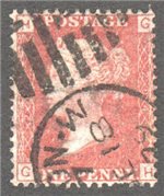 Great Britain Scott 33 Used Plate 204 - GH